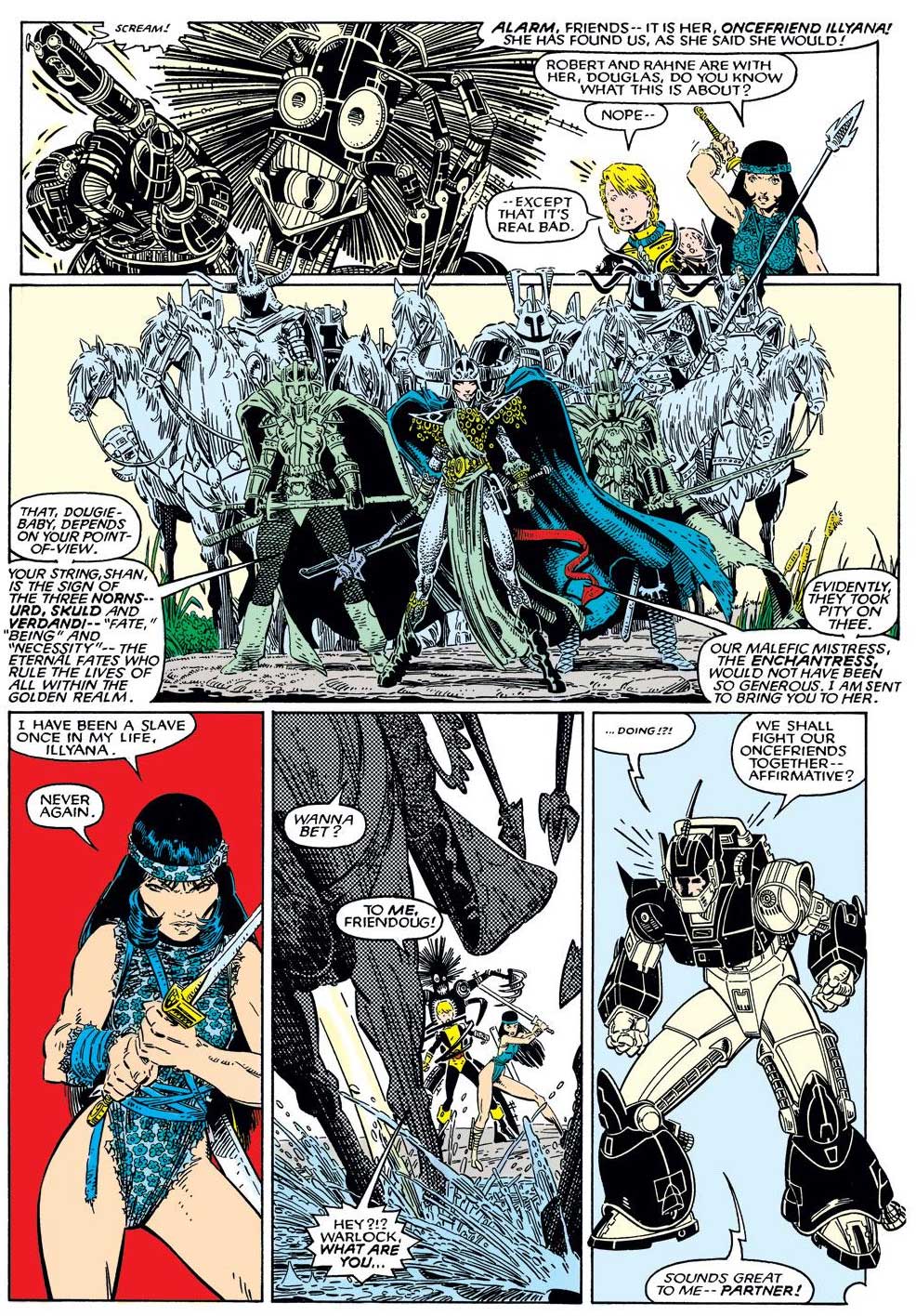 Arthur Adams on New Mutants Special #1