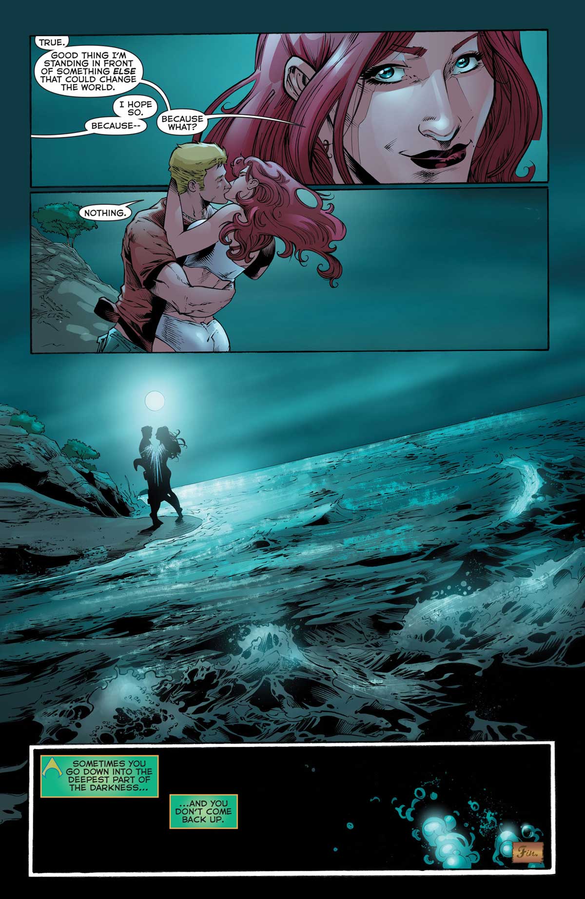 Aquaman #52 by Dan Abnett, Vicente Cifuentes and Juan Castro