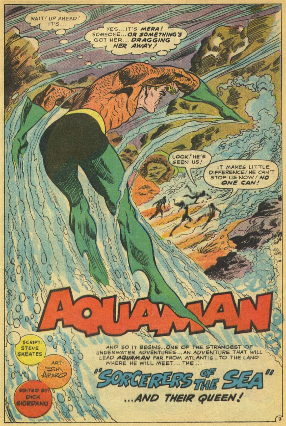 Aquamam #40 by Steve Skeates, Jim Aparo, and Dick Giordano