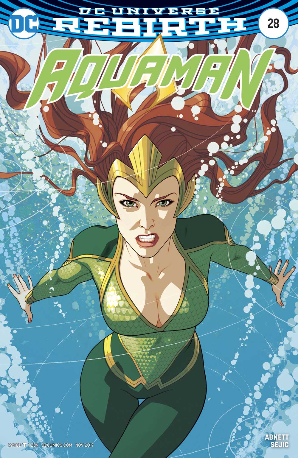 Aquaman #28 cover by Joshua Middleton