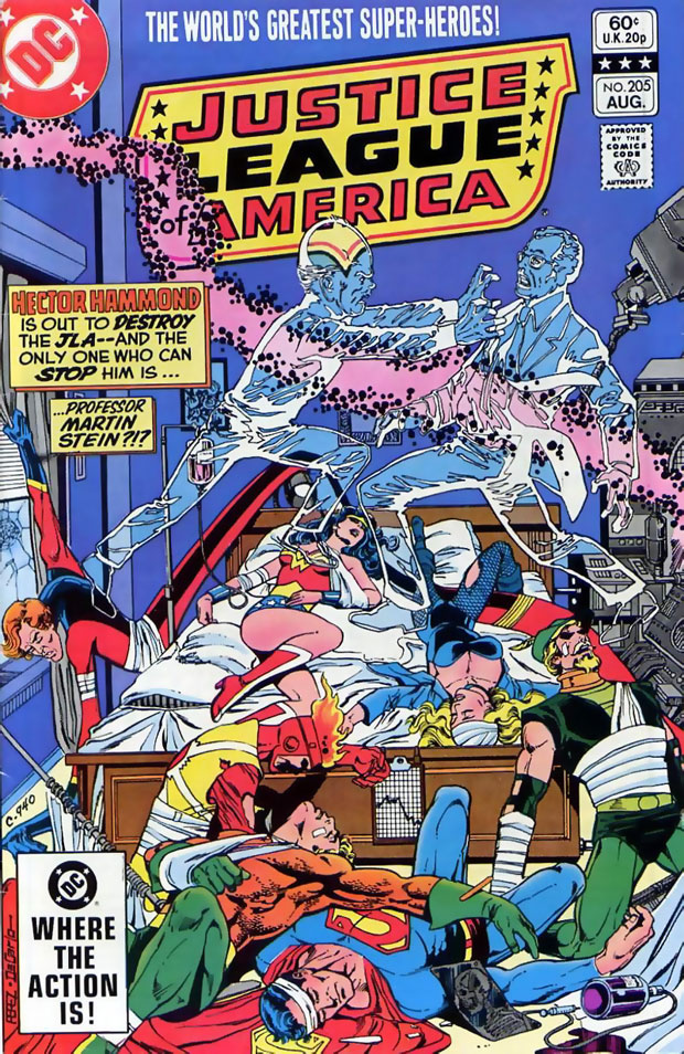 Justice League of America #205 (1982) cover by George Perez & Mike DeCarlo