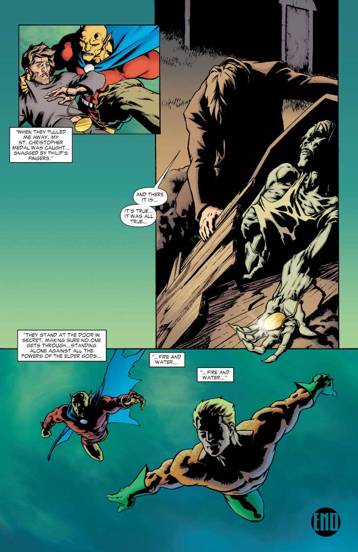 The Brave and the Bold #32 (2010) - "Night Gods" by J. Michael Straczynski and Jesus Saiz, starring Aquaman and The Demon