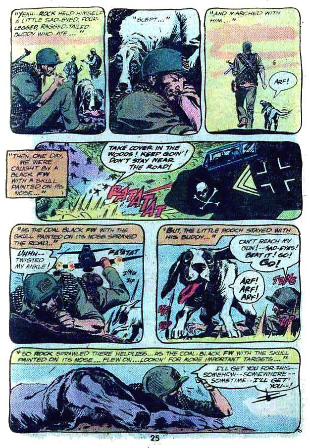 Sgt. Rock & the Men of Easy Company in "4 Faces of Sgt. Rock" by Bob Kanigher and Joe Kubert