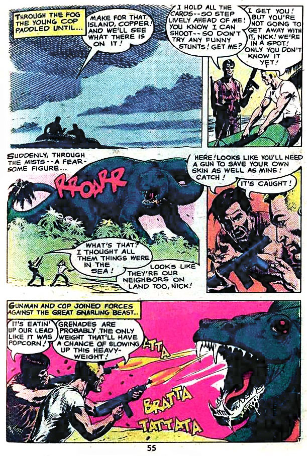 The War that Time Forgot in "The Big House of Monsters" by Bob Kanigher and Russ Heath