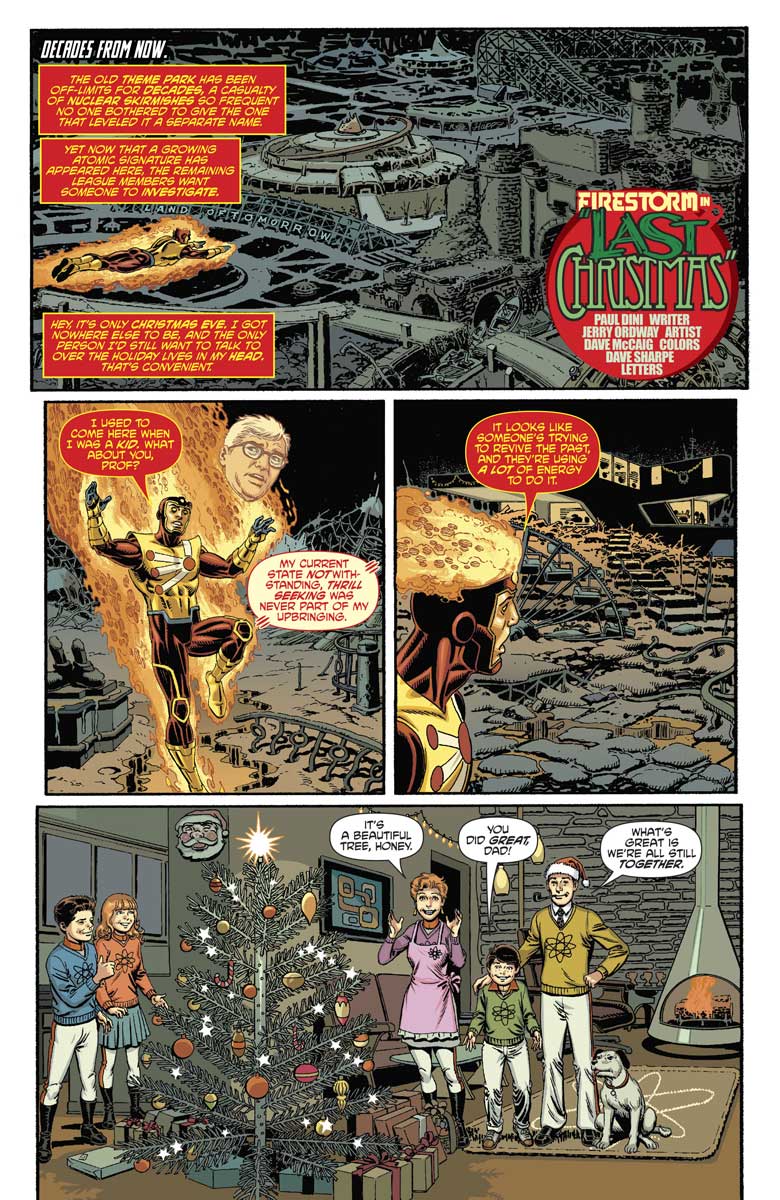  DC's Nuclear Winter Special - Firestorm in "Last Christmas" by Paul Dini & Jerry Ordway