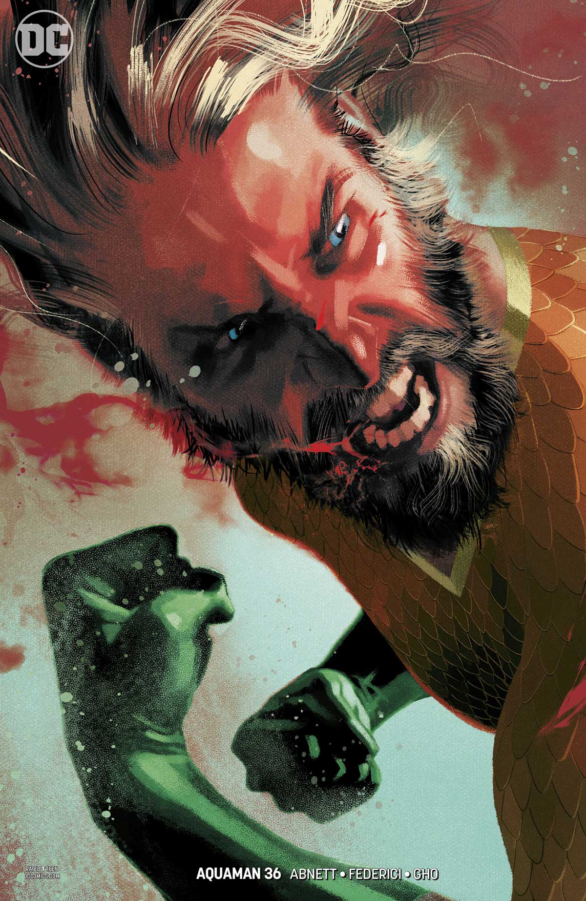 Aquaman variant covers by Joshua Middleton