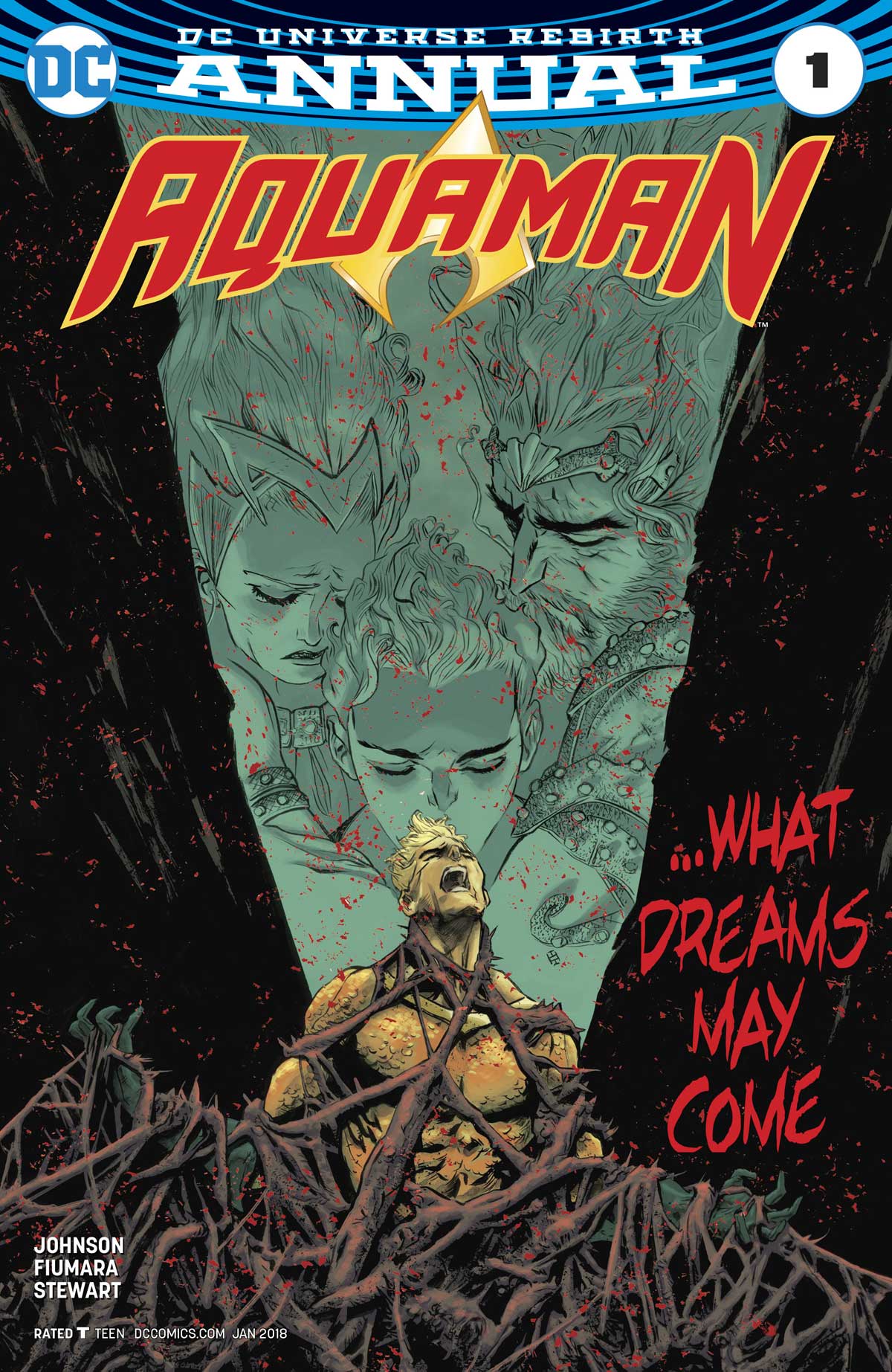 Aquaman Annual #1 cover by Max Fiumara