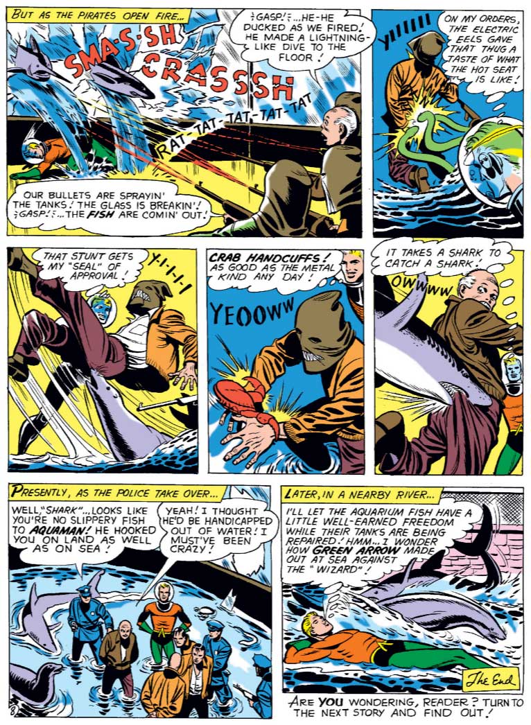 Adventure Comics #267 - Aquaman in "The Manhunt on Land" by Robert Bernstein and Ramona Fradon
