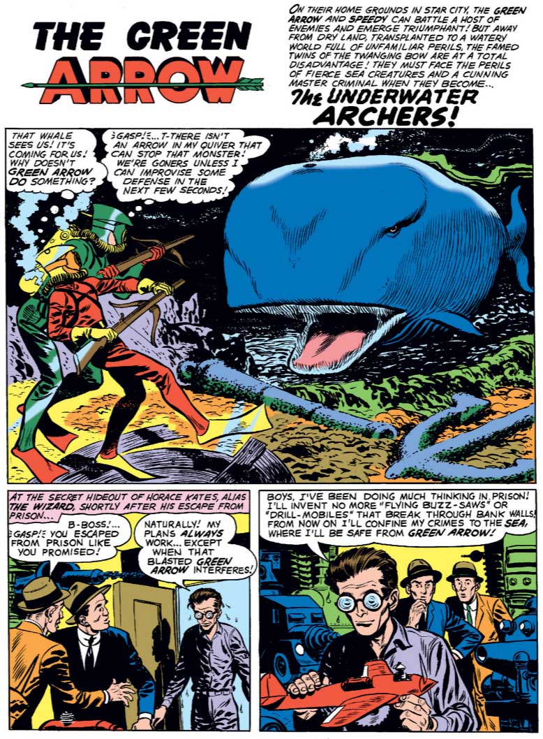 Adventure Comics #267 - Green Arrow in "The Underwater Archers" by Robert Bernstein and Lee Elias
