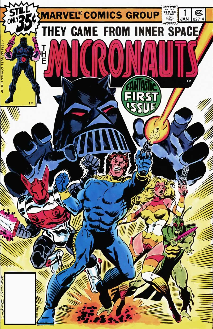 Micronauts #1 by Bill Mantlo and Michael Golden