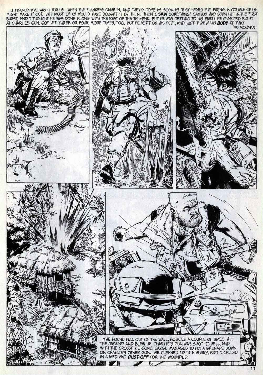 SAVAGE TALES #1 featuring The Nam, 1967… "5th To The 1st" by Doug Murray and Michael Golden
