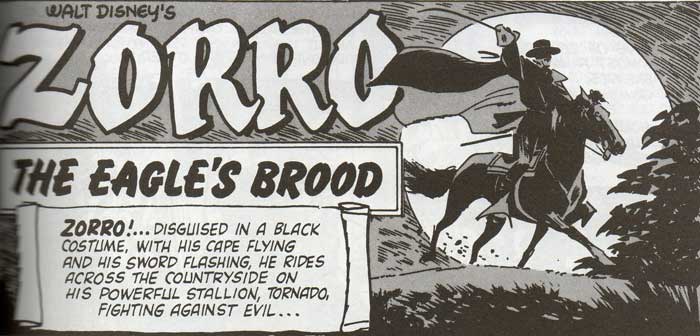 Zorro “The Eagle’s Brood” with art by Alex Toth