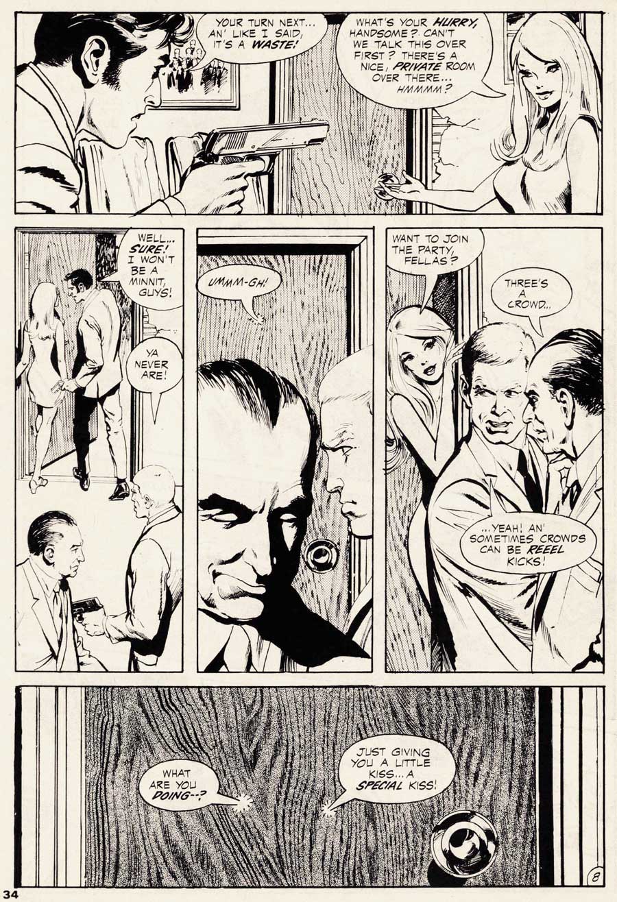 "The Soft, Sweet Lips of Hell" from VAMPIRELLA #10 by Denny O'Neil and Neal Adams