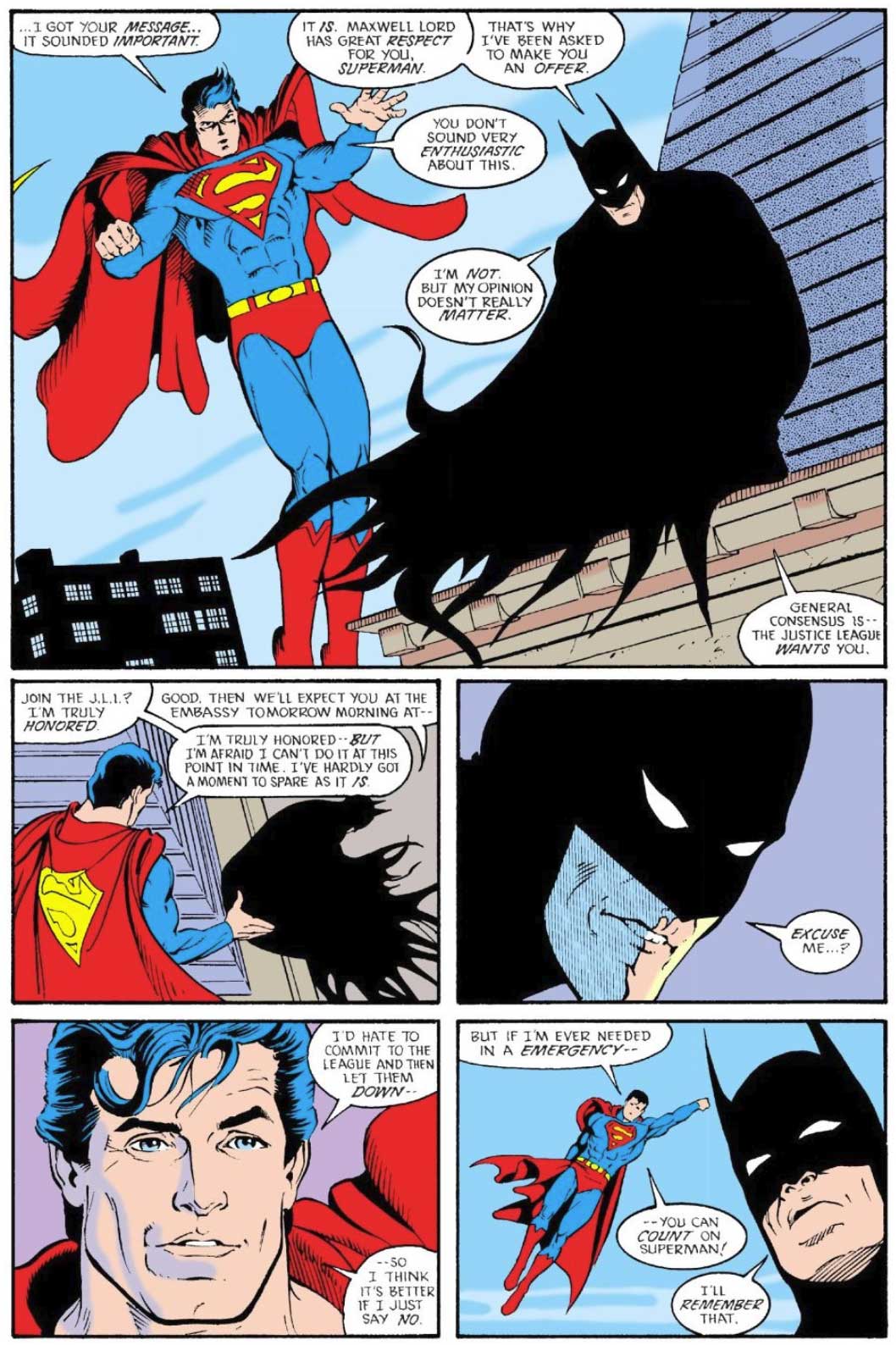 Justice League International #19 by Keith Giffen, JM DeMatteis, Kevin Maguire, and Joe Rubinstein