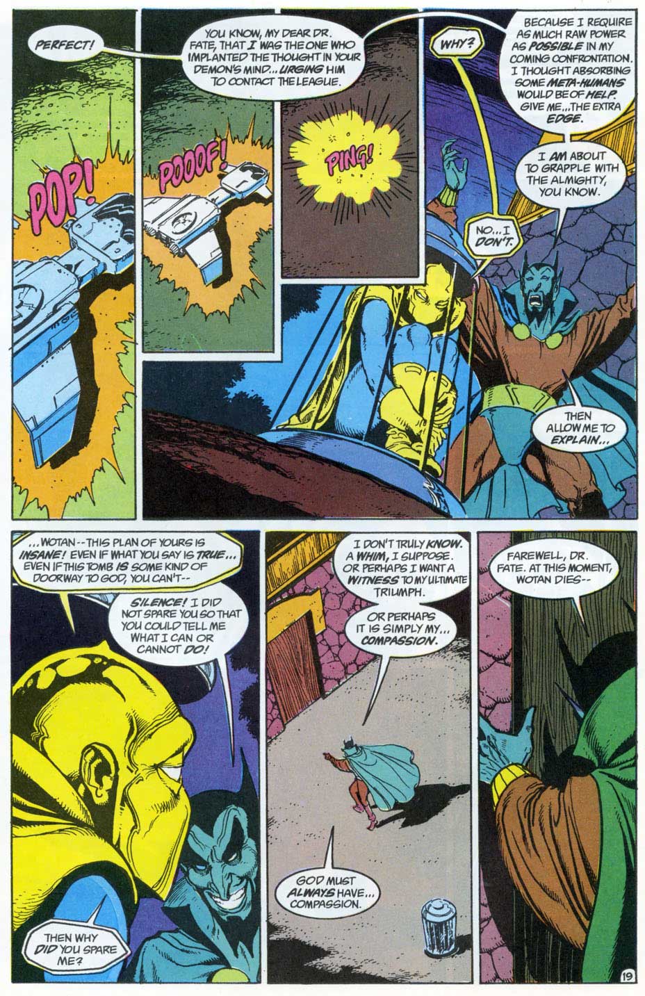 Dr Fate #15 written by J.M. DeMatteis with art by Shawn McManus