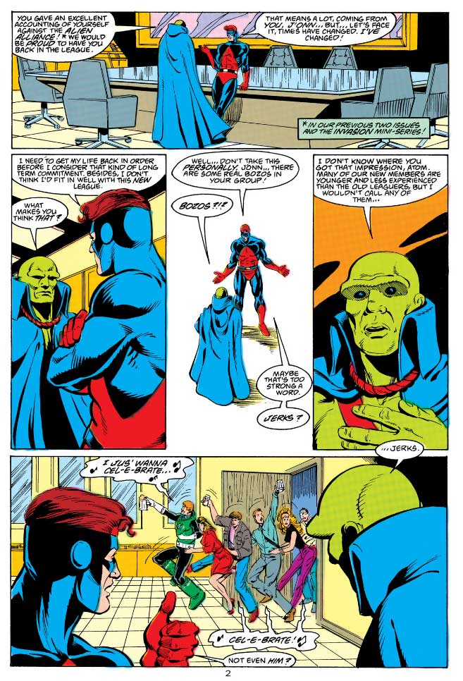 Power of the Atom #9 featuring the JLI