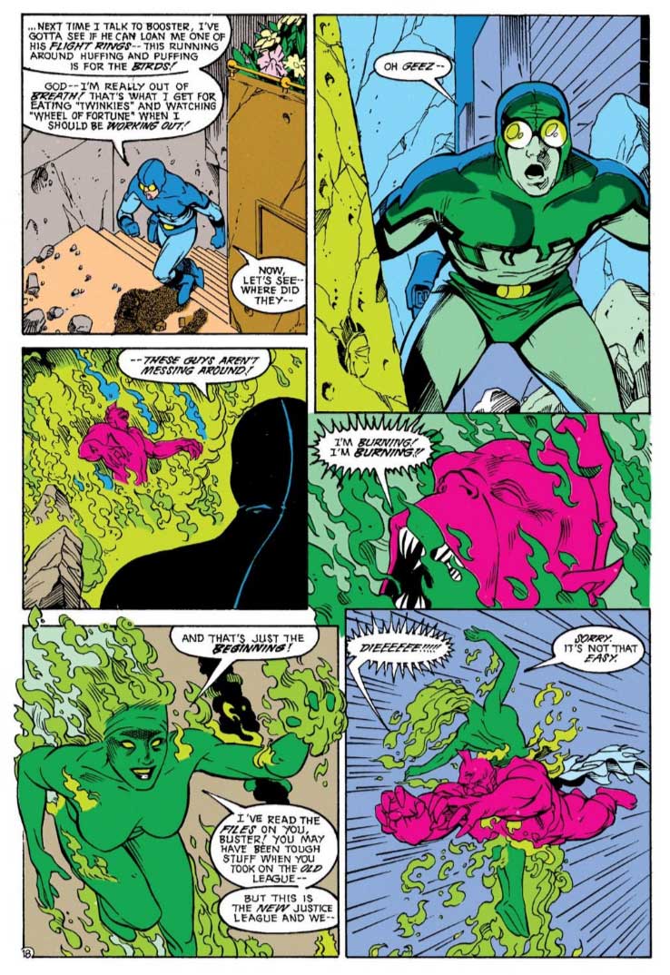 Justice League America #39 by Keith Giffen, J.M. DeMatteis, Adam Hughes and Joe Rubinstein