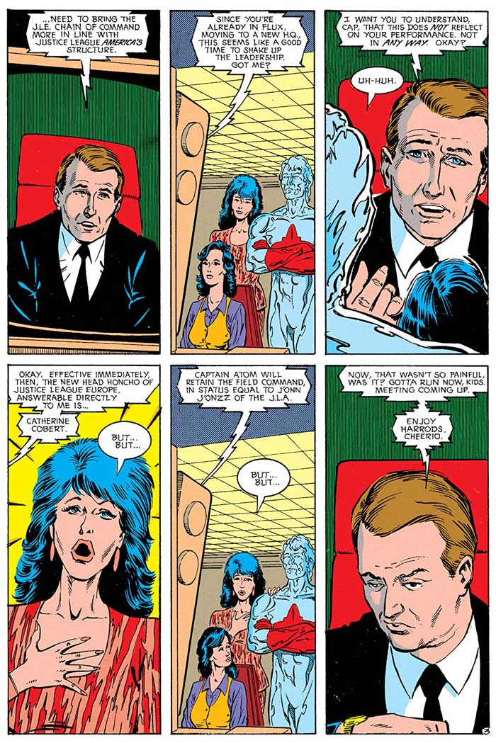 Justice League Europe #21 by Keith Giffen, Scripter, Marshall Rogers and Joe Rubinstein