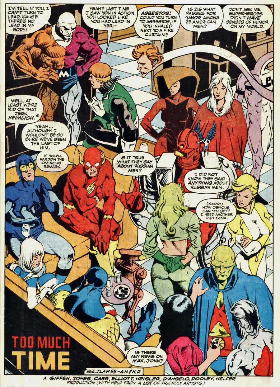 Justice League Europe Annual #2 by Keith Giffen, Steve Carr, and Randy Elliott