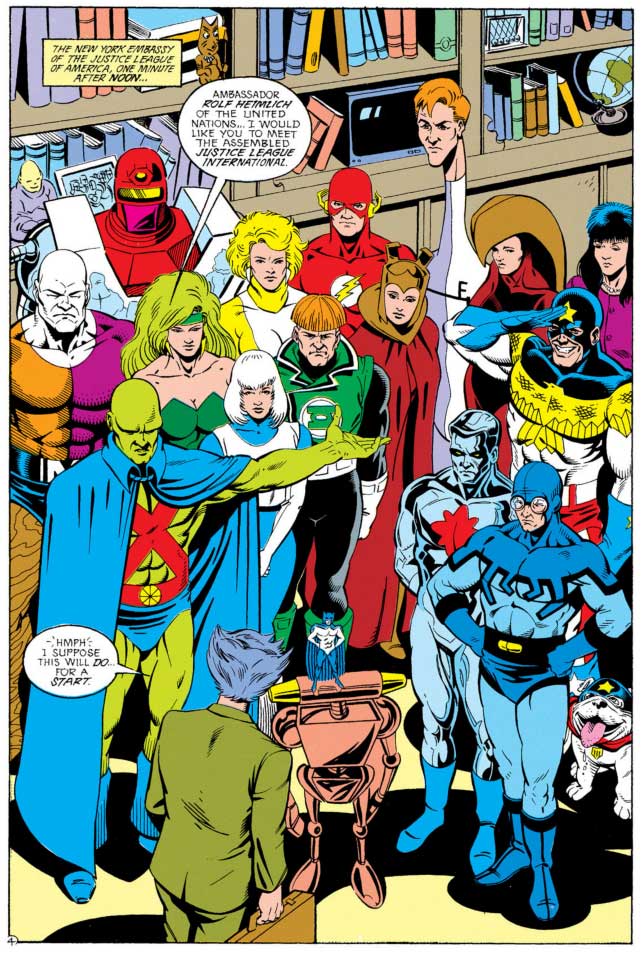 Justice League Europe #29 by Keith Giffen, Scripter, Darick Robertson and John Beatty