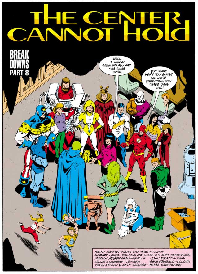 Justice League Europe #32 by Keith Giffen, Scripter, Darick Robertson and John Beatty