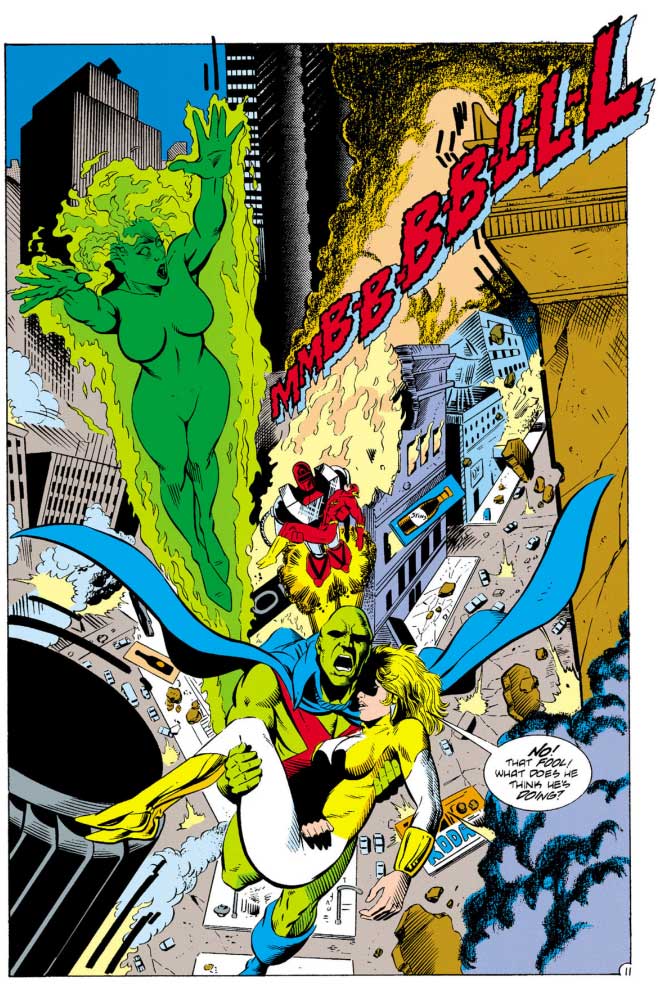 Justice League Europe #33 by Keith Giffen, Scripter, Darick Robertson and John Beatty