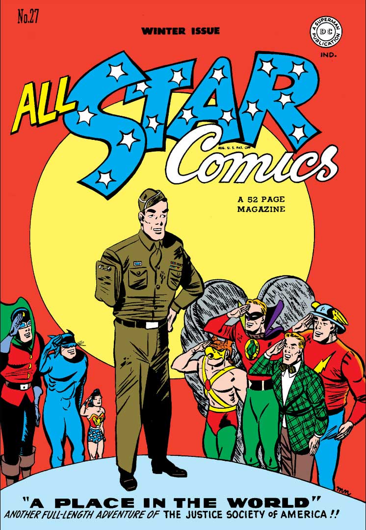 All-Star Comics #27 "A Place in the World" by Gardner Fox, Joe Kubert, Paul Reinman, and more