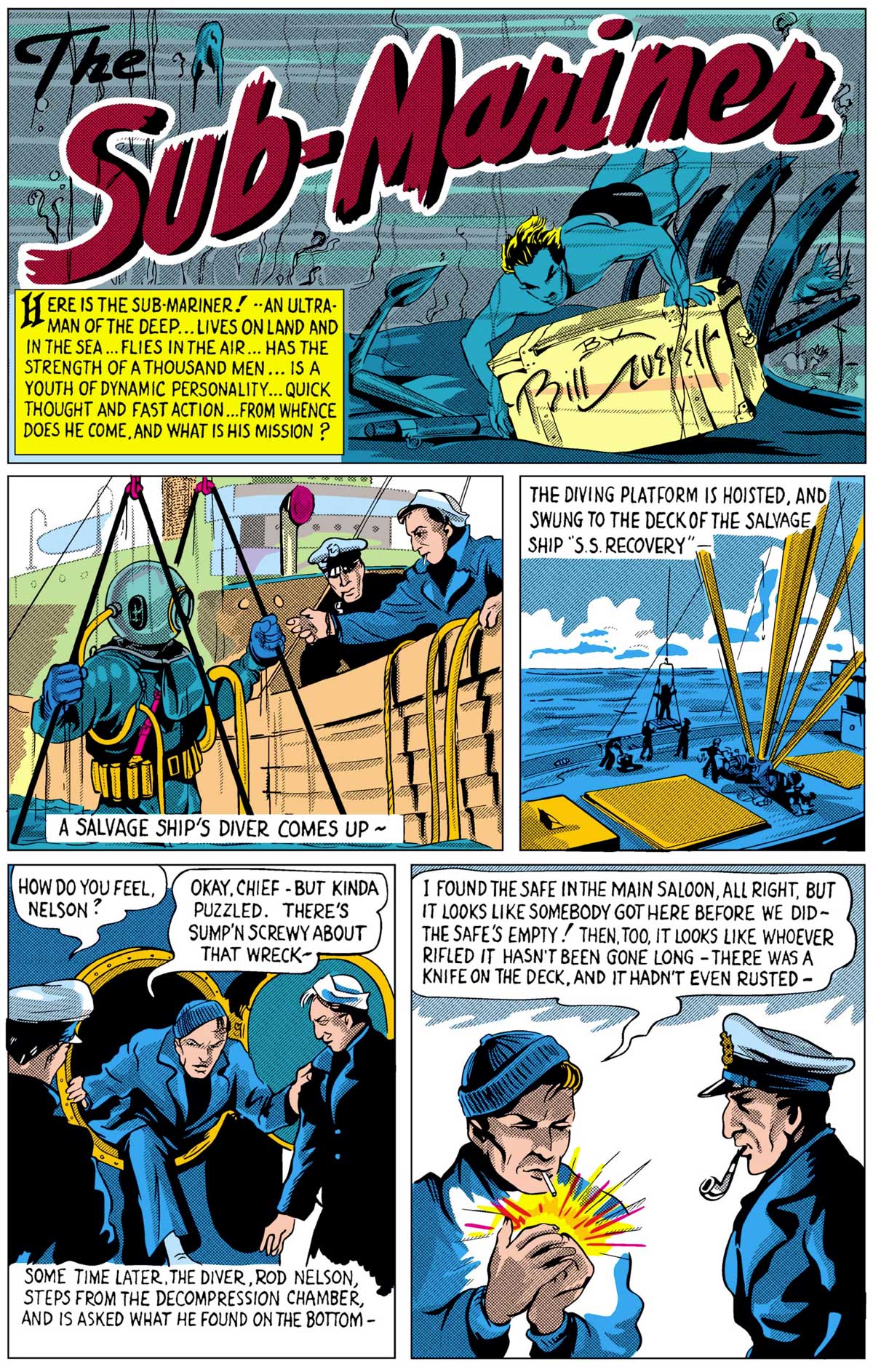 The Sub-Mariner from Marvel Comics #1 (Oct 1939) by Bill Everett