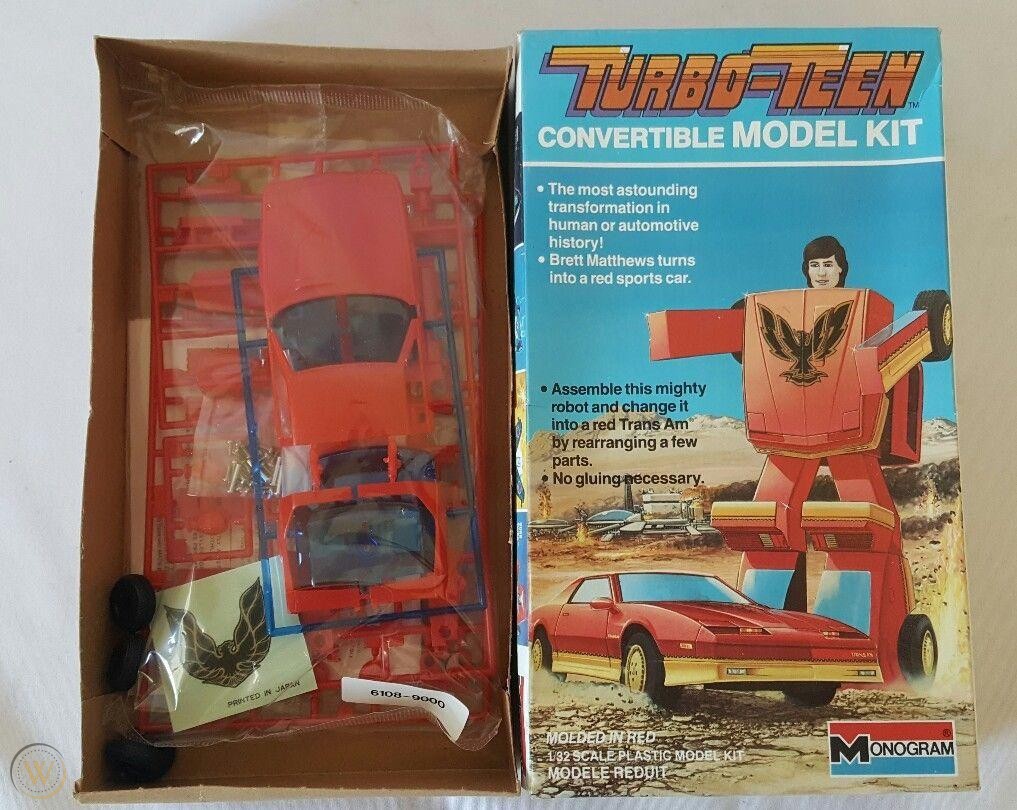 Turbo Teen model kit (repurposed GoBot model kit)