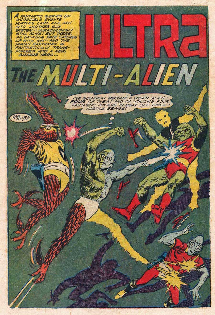 Mystery in Space #103 (Nov 1965) “Ultra the Multi Alien” by Dave Wood and Lee Elias