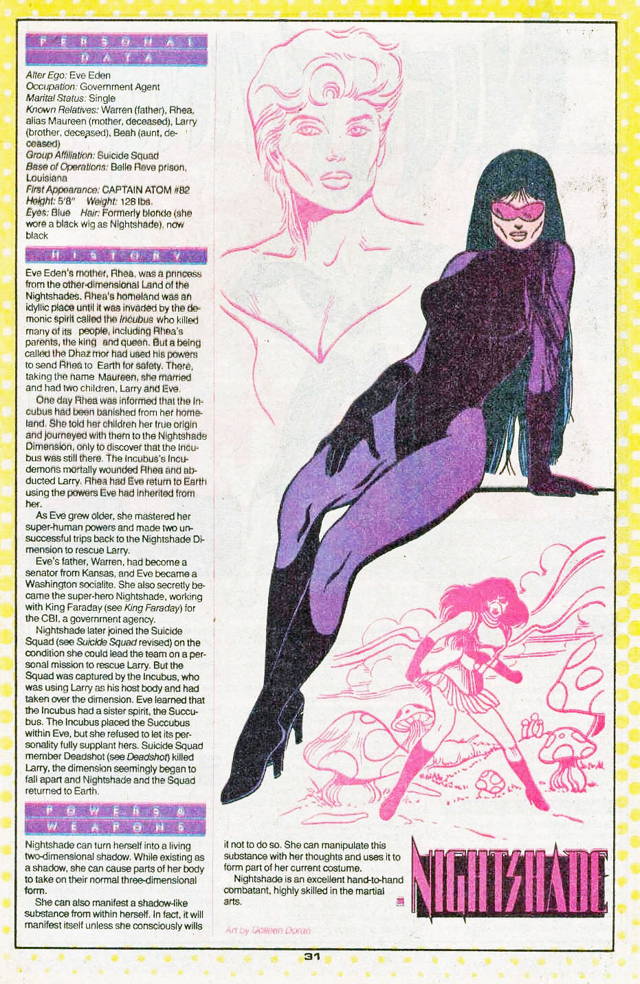 Who’s Who Update ‘88 #2 (Sept 1988) by Colleen Doran
