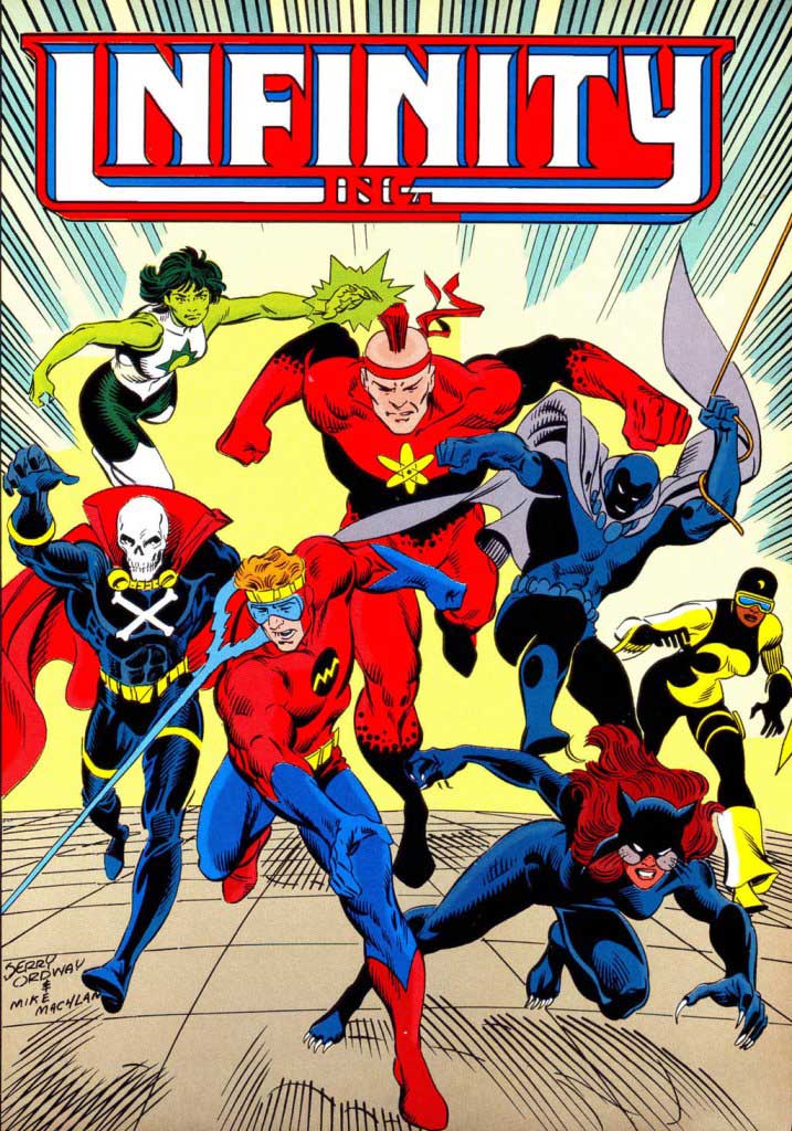 Who’s Who in the DC Universe #16 - Infinity, Inc. by Jerry Ordway and Mike Machlan