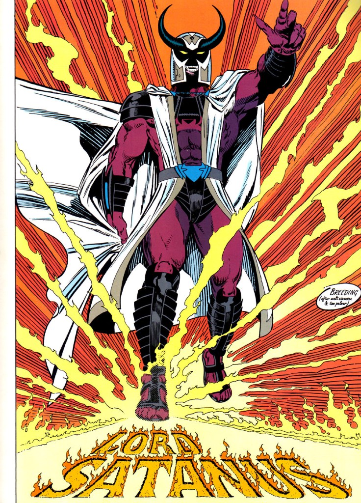 Who’s Who in the DC Universe Update '93 #1 - Lord Satanus by Brett Breeding (after Walt Simonson and Tom Palmer)