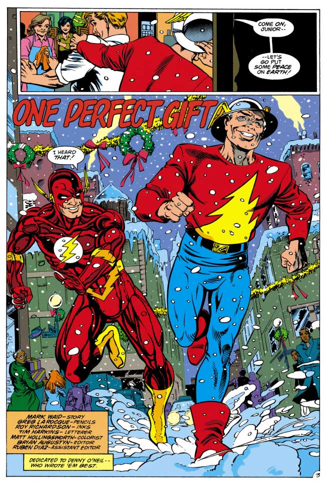 THE FLASH #73 (1992) by Mark Waid, Greg LaRocque and Roy Richardson THE FLASH #73 (1992) by Mark Waid, Greg LaRocque and Roy Richardson