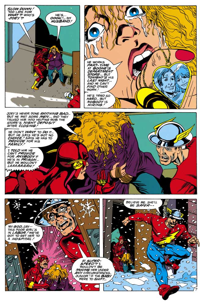 THE FLASH #73 (1992) by Mark Waid, Greg LaRocque and Roy Richardson THE FLASH #73 (1992) by Mark Waid, Greg LaRocque and Roy Richardson
