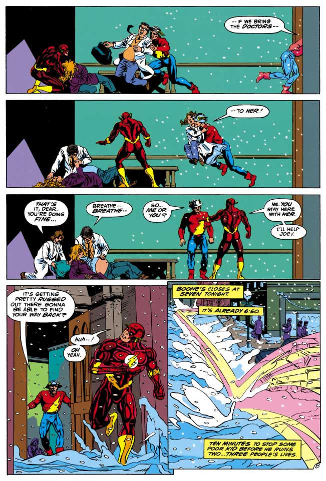 THE FLASH #73 (1992) by Mark Waid, Greg LaRocque and Roy Richardson THE FLASH #73 (1992) by Mark Waid, Greg LaRocque and Roy Richardson