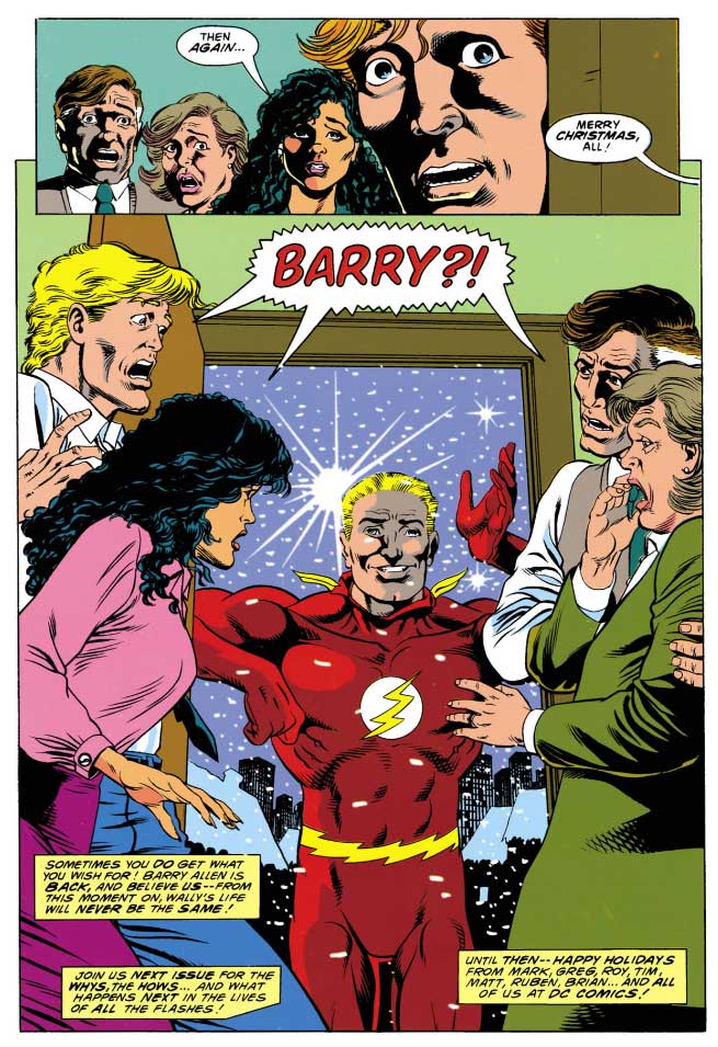 THE FLASH #73 (1992) by Mark Waid, Greg LaRocque and Roy Richardson THE FLASH #73 (1992) by Mark Waid, Greg LaRocque and Roy Richardson